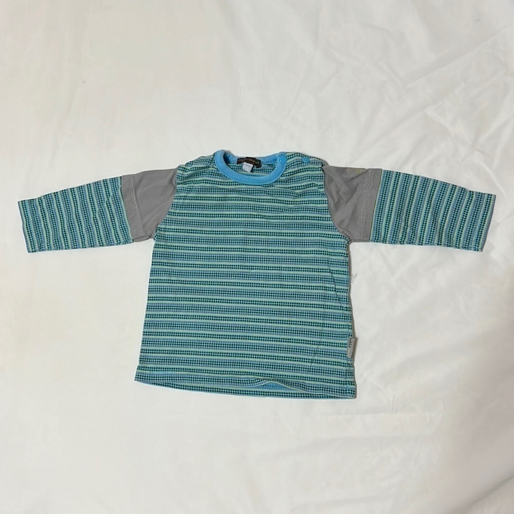 𝅺rabbit Moon Dotted Long Sleeve Shirt size 3-6 months